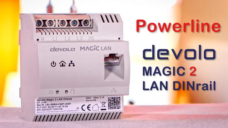 devolo Magic 2 LAN DINrail optimiert Powerline Verbindungen.